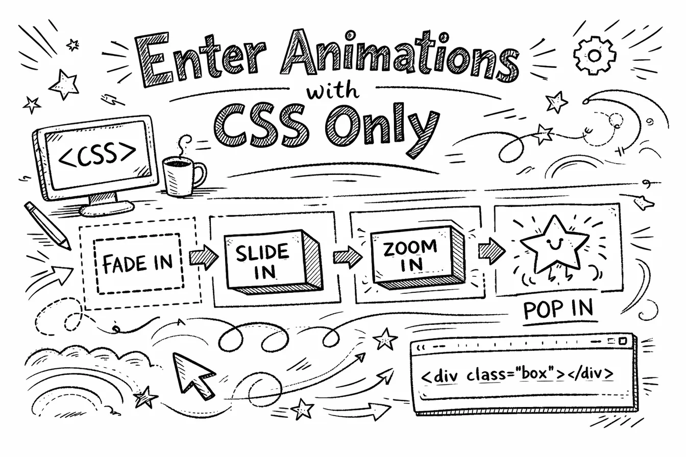 Enter Animations with CSS Only