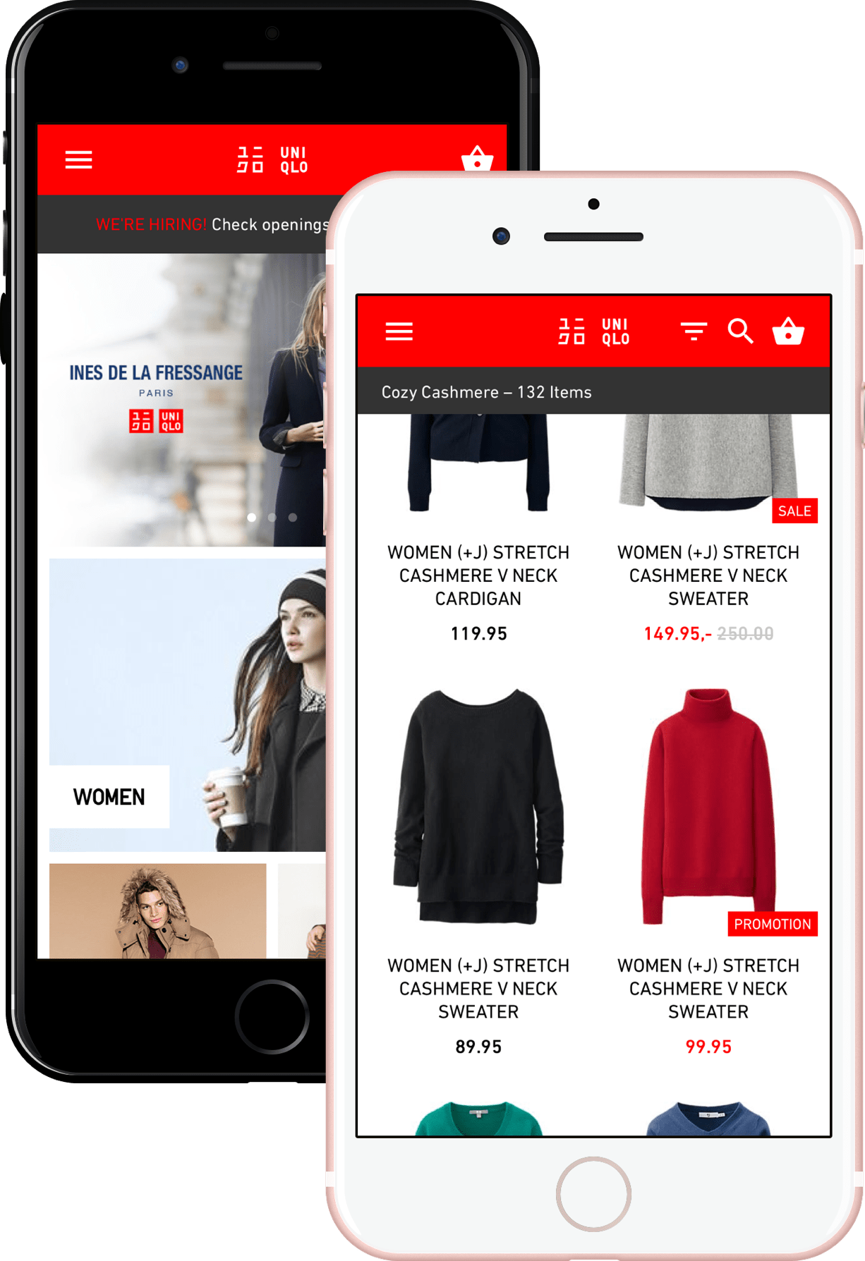 Uniqlo App Mockup